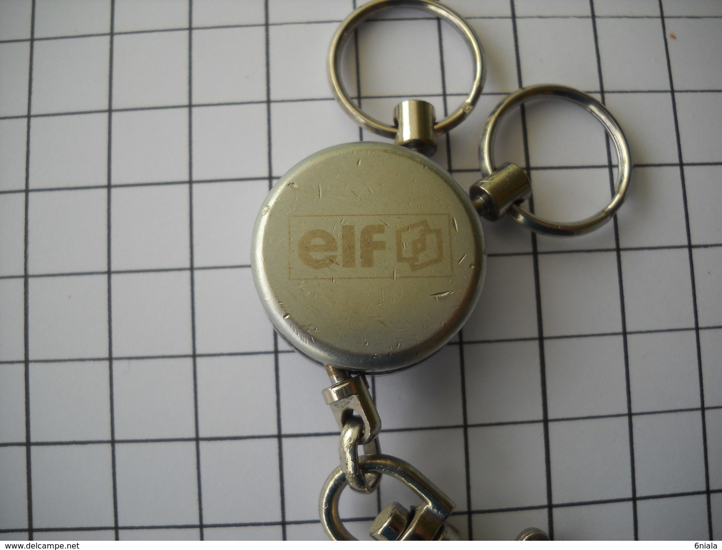 1441 Porte Clefs Clé    ELF  Station Carburant - Key-rings