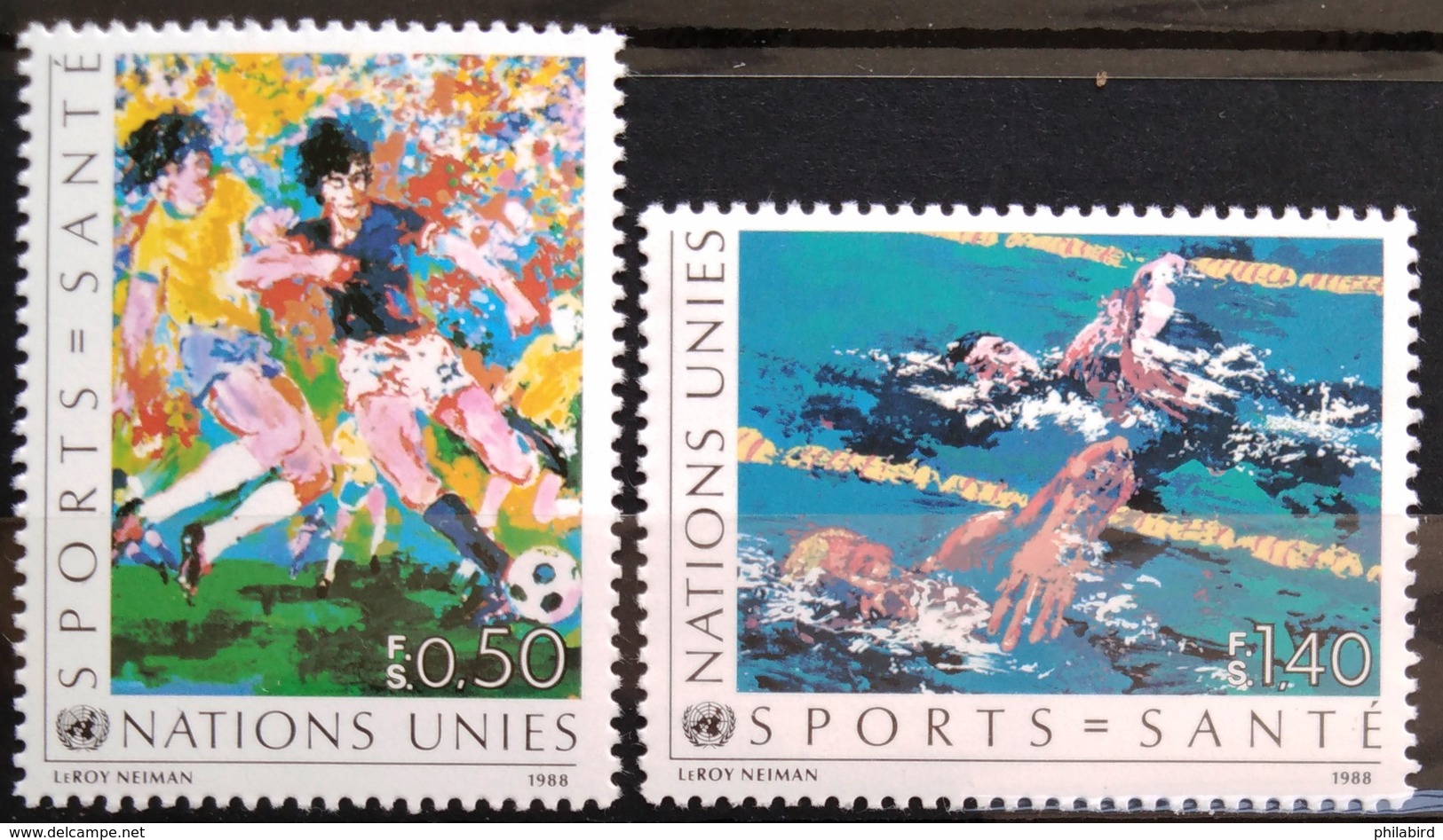 NATIONS-UNIS  GENEVE                  N° 169/170                     NEUF** - Unused Stamps