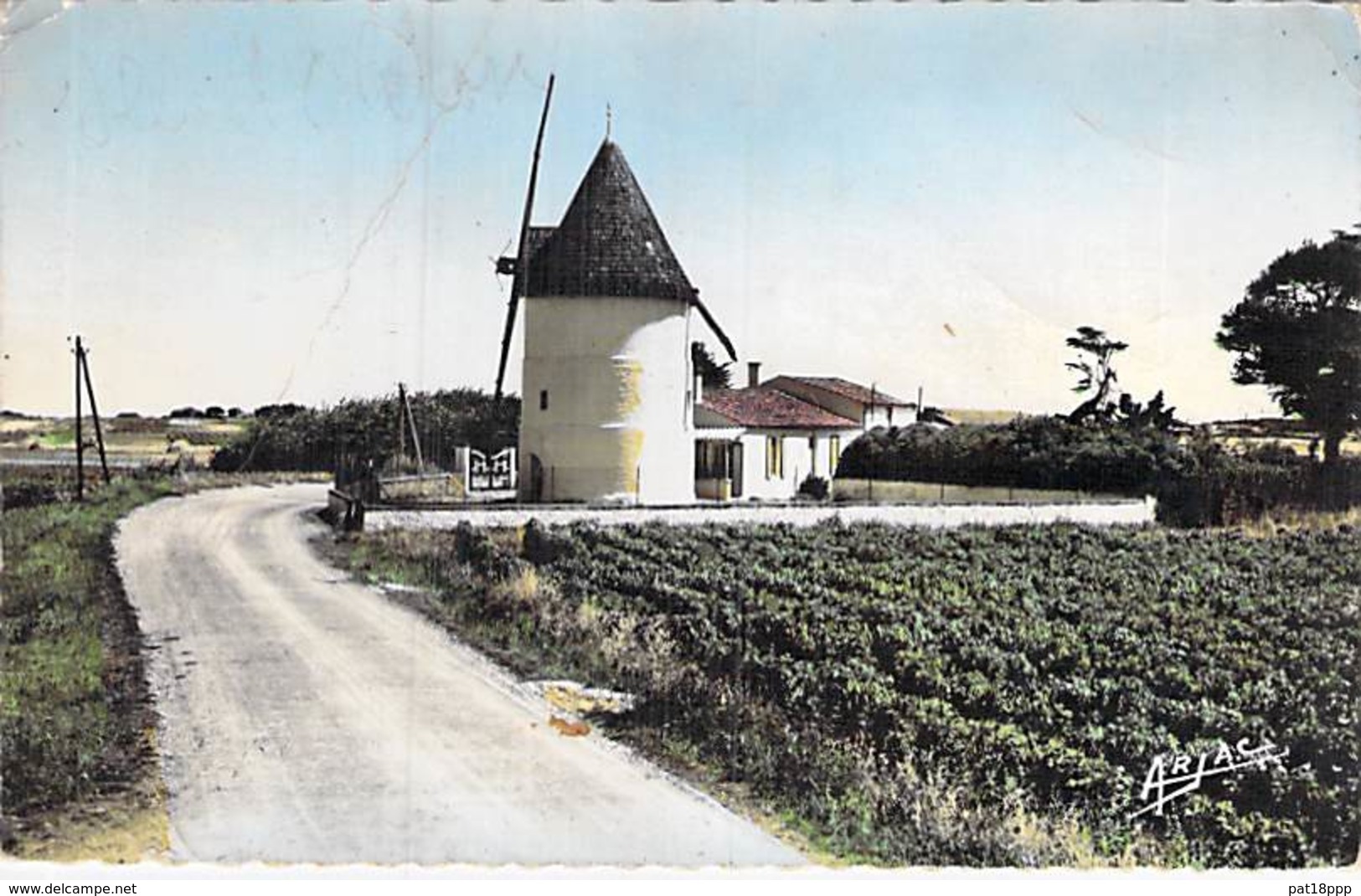 ** Lot de 10 cartes ** 17 - ILE D'OLERON : Cartes diversifiées - CPSM dentelée noir blanc format CPA - Charente Maritime