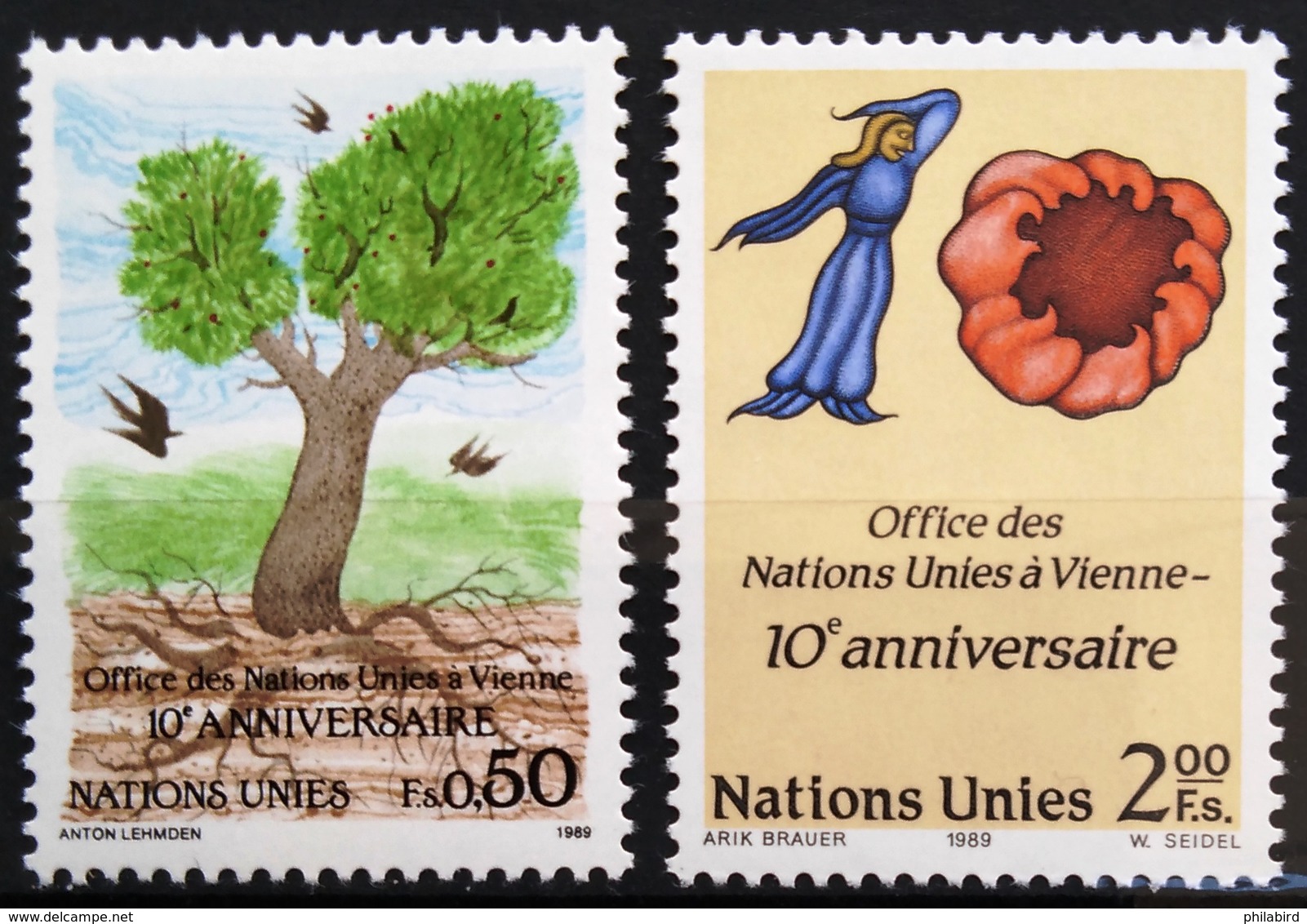 NATIONS-UNIS  GENEVE                  N° 178/179                     NEUF** - Unused Stamps