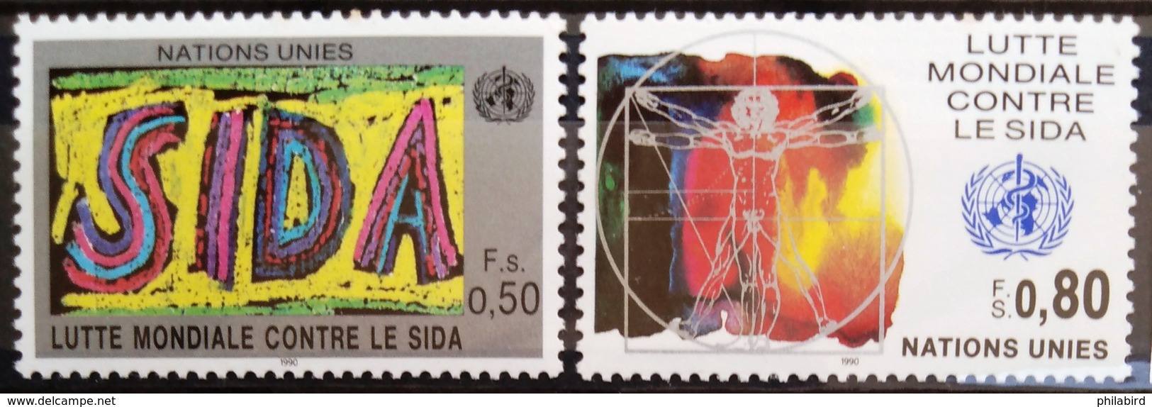 NATIONS-UNIS  GENEVE                  N° 188/189                     NEUF** - Unused Stamps