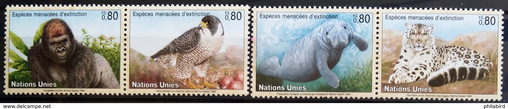 NATIONS-UNIS  GENEVE                  N° 243/246                     NEUF** - Unused Stamps