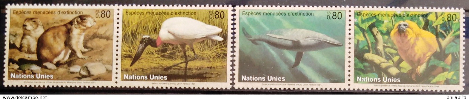 NATIONS-UNIS  GENEVE                  N° 265/268                     NEUF** - Unused Stamps