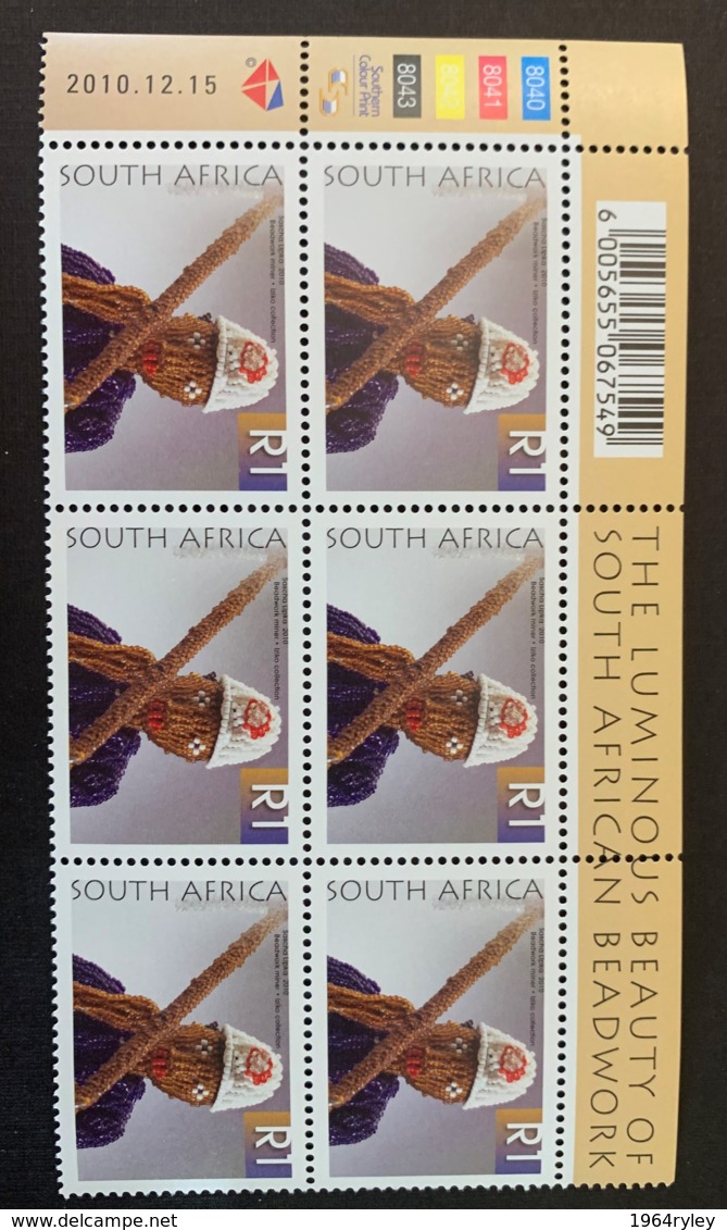 SOUTH AFRICA - MNH** - 2011 - #  1424, 1426, 1427, 1428 -  SET OF SIX - Blocks & Sheetlets