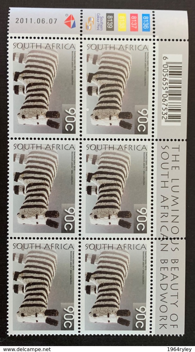 SOUTH AFRICA - MNH** - 2011 - #  1424, 1426, 1427, 1428 -  SET OF SIX - Blocks & Sheetlets