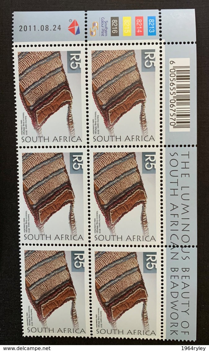 SOUTH AFRICA - MNH** - 2011 - #  1429, 1435, 1438 -  SET OF SIX - Blocs-feuillets