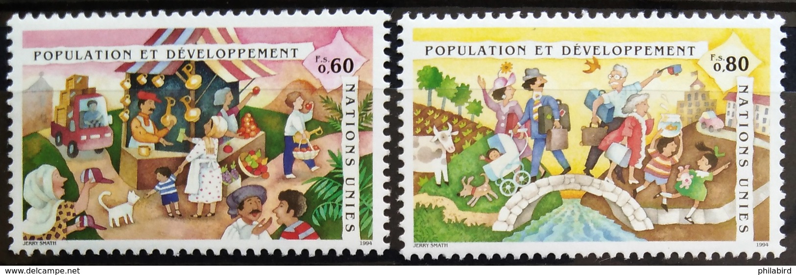 NATIONS-UNIS  GENEVE                  N° 274/275                     NEUF** - Nuovi