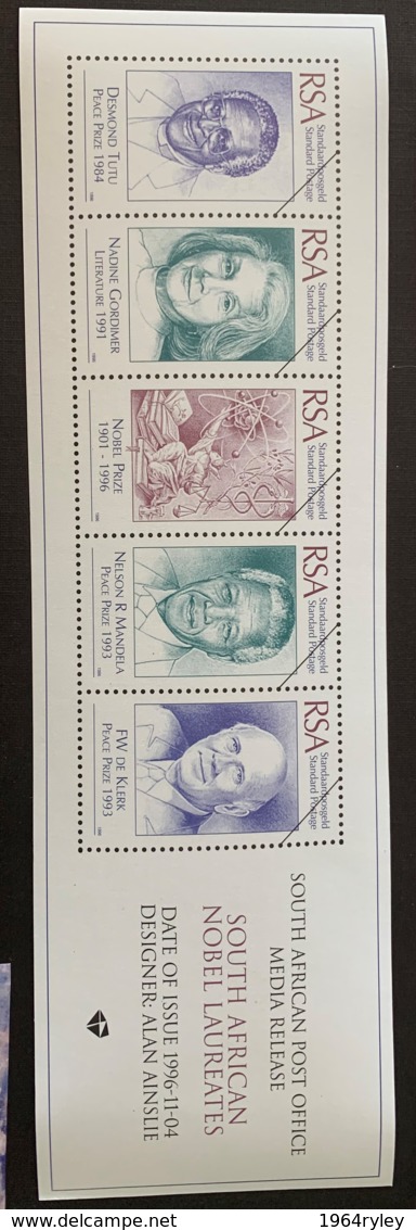 SOUTH AFRICA - MNH** - SOUTH AFRICA POST OFFICE MEDIA RELEASE SHEET - Blocs-feuillets