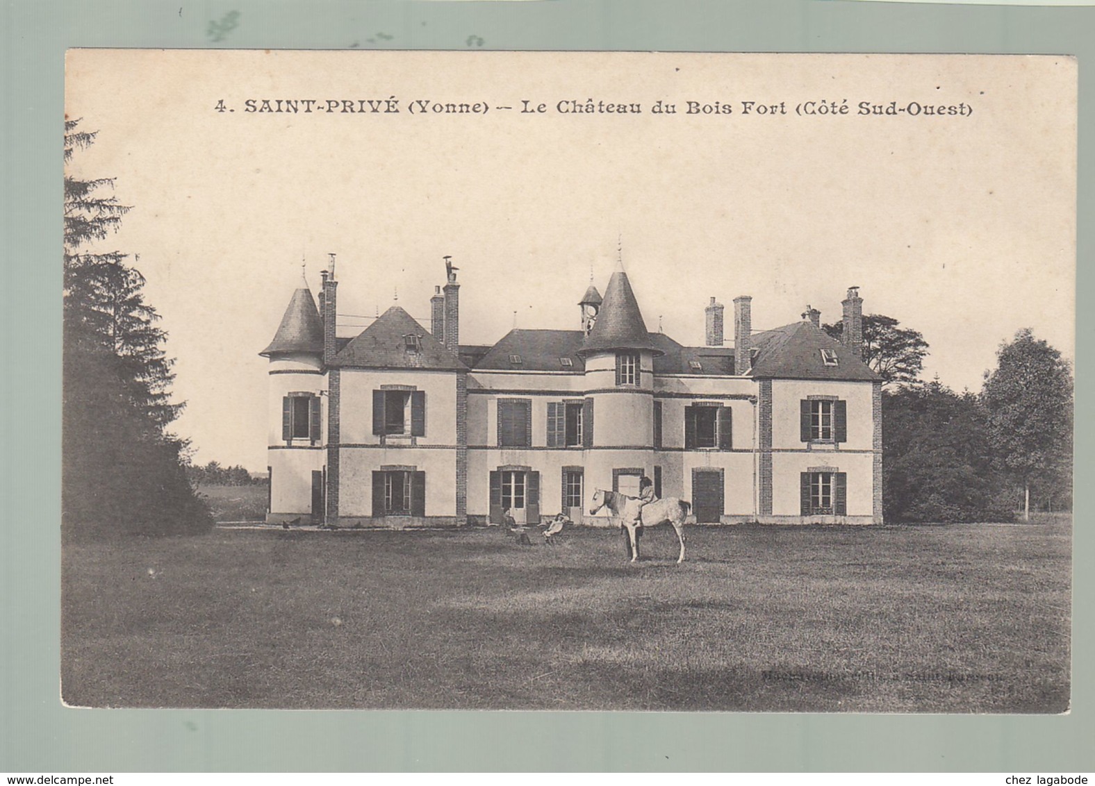 CPA (89) Saint-Privé - Château Du Bois Fort - Côté Sud-ouest - Altri & Non Classificati