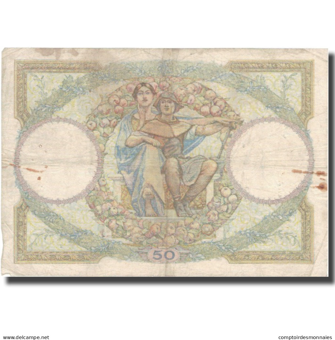 France, 50 Francs, Luc Olivier Merson, 1930, 1930-10-30, TB, Fayette:16.1 - 50 F 1927-1934 ''Luc Olivier Merson''