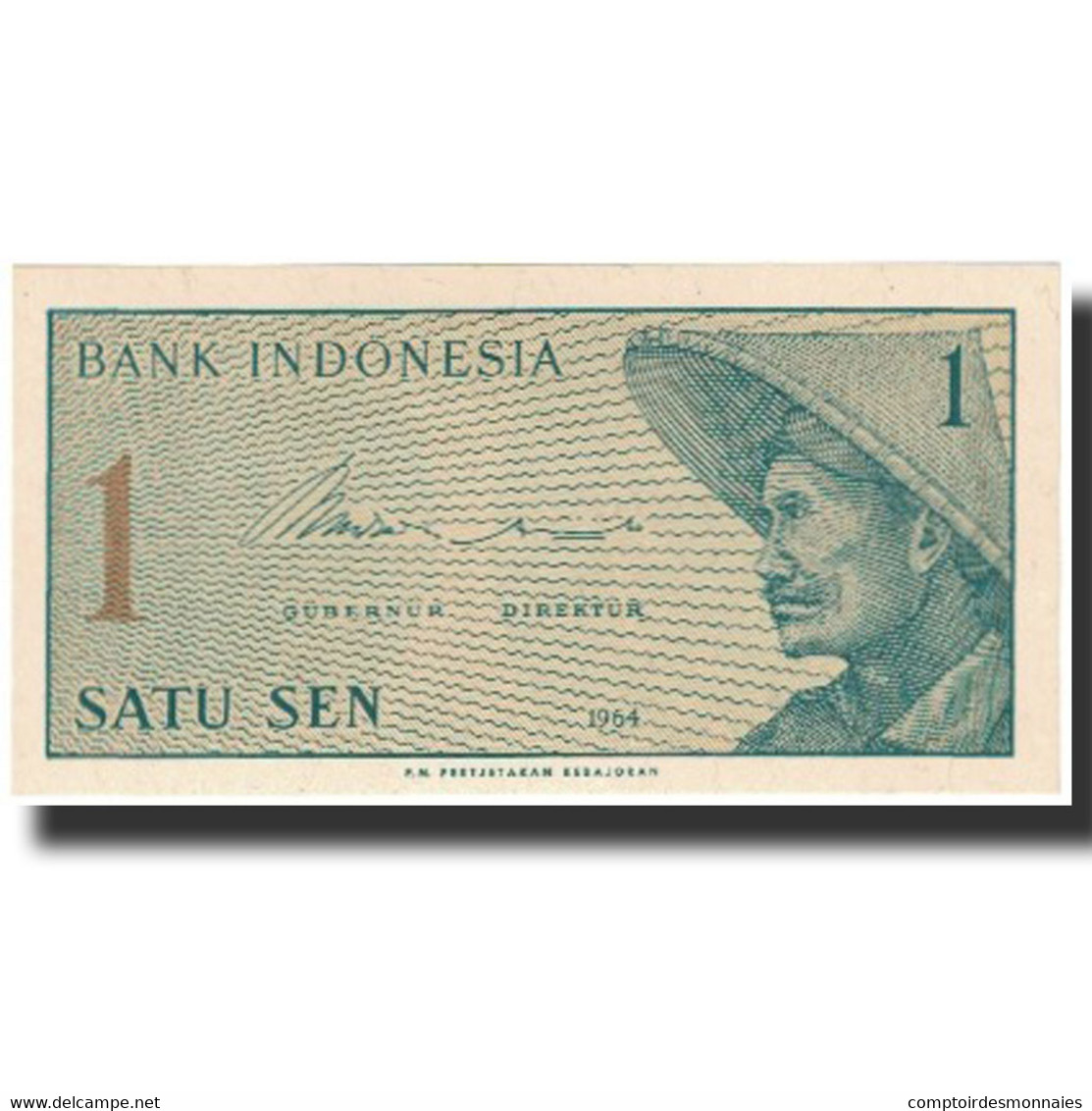 Billet, Indonésie, 1 Sen, 1964, KM:90s, NEUF - Indonesien