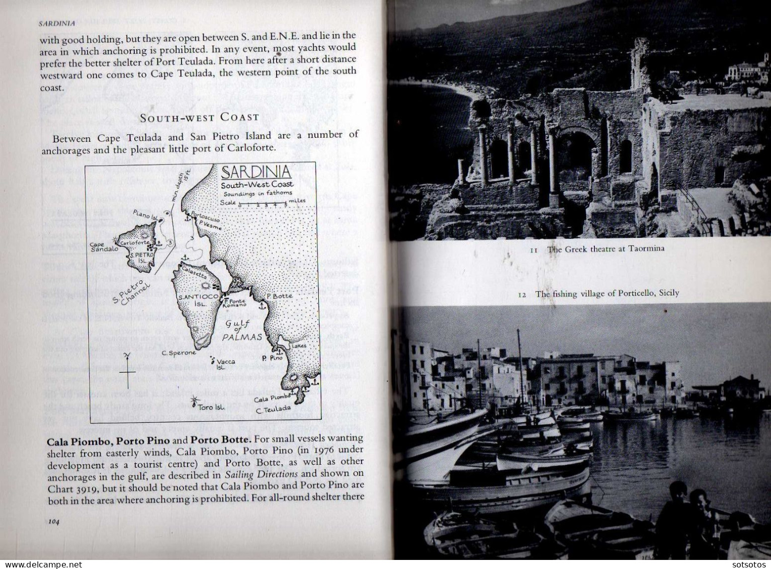 The Tyrrhenian Sea, a Sea Guide Corsica and Sardinia, W. Coast of Italy, Sicily and Lipari Islands by H.M. Denham