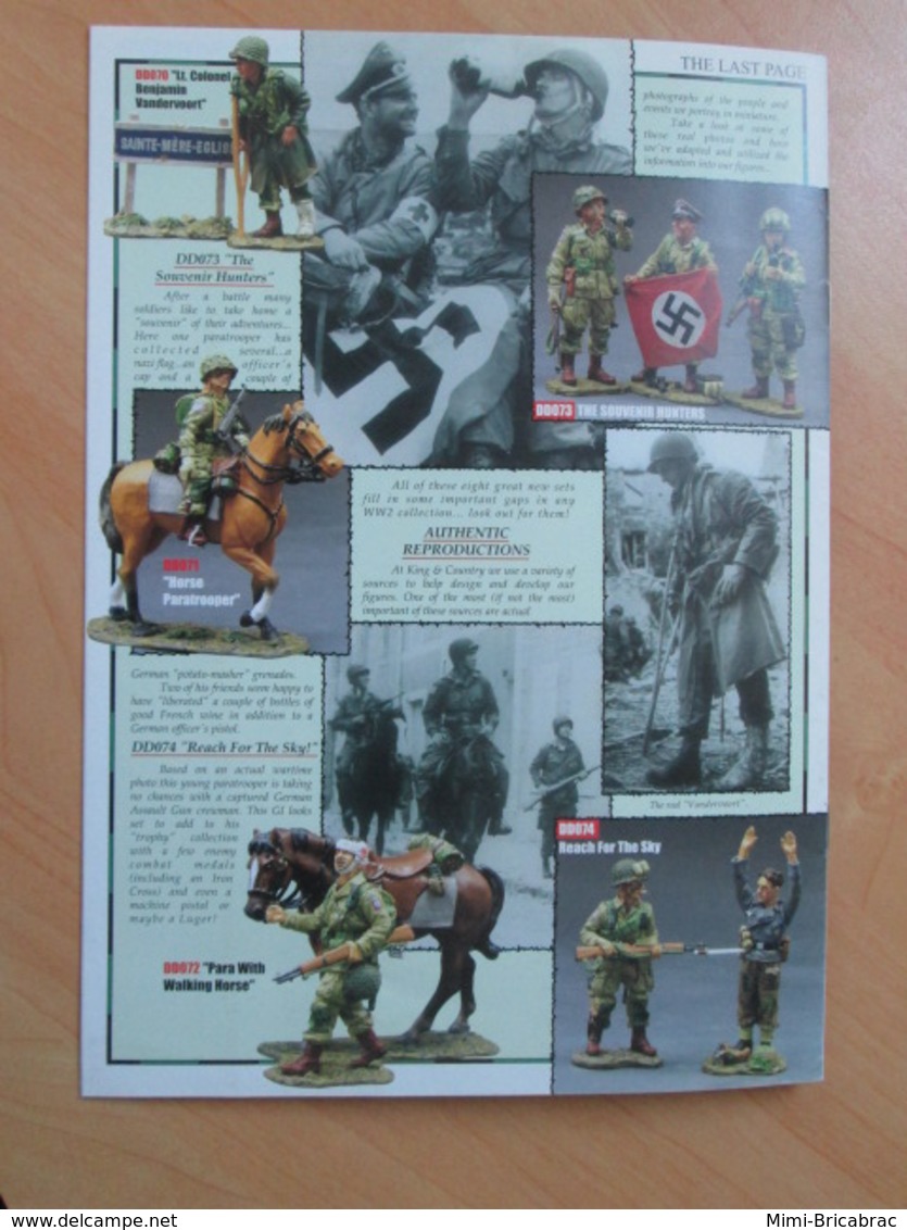 CAGI3 / Figurines KING & COUNTRY / Brochure COLLECTOR n°14 de 2006 12 pages MAGNIFIQUEMENT ILLUSTREES