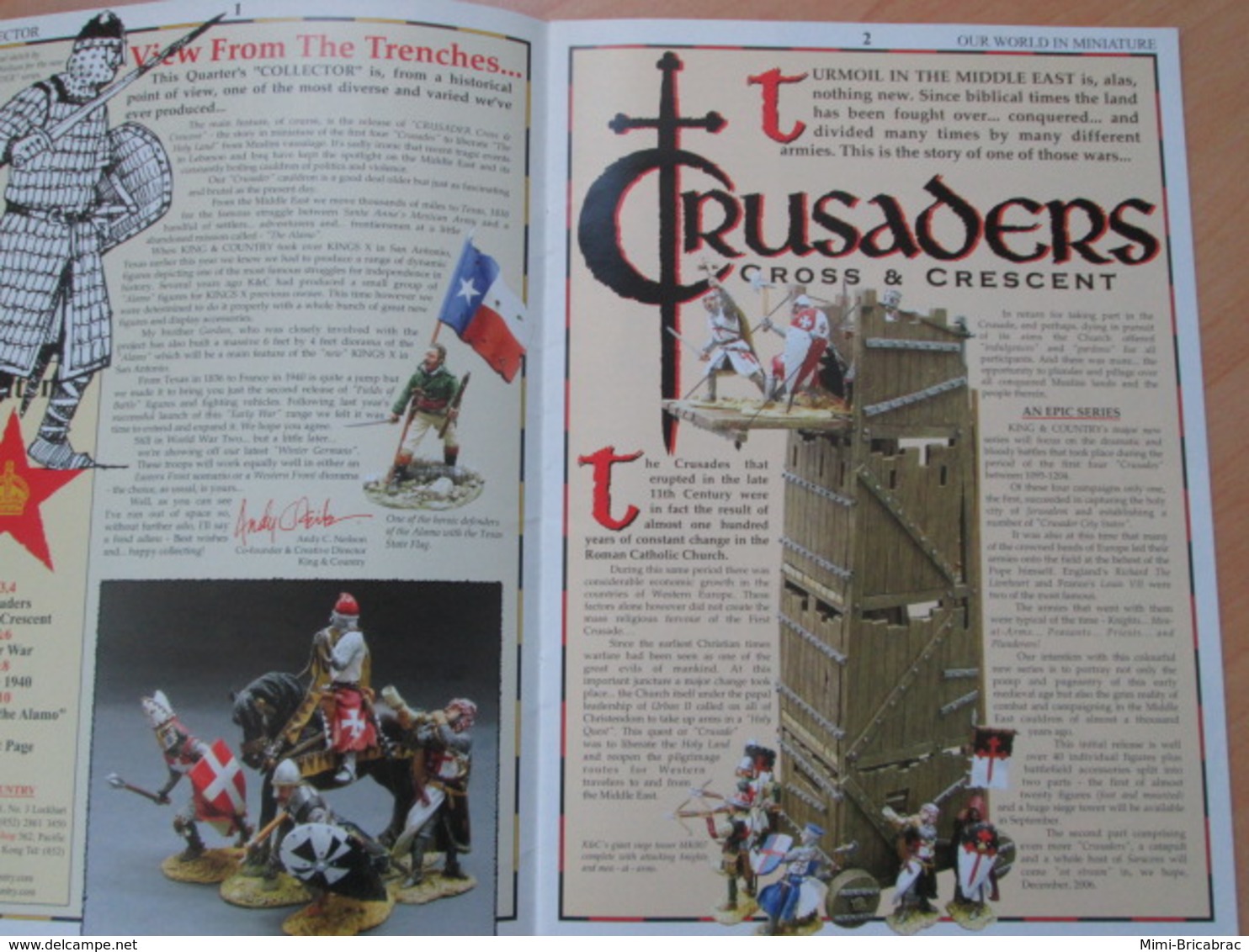 CAGI3 / Figurines KING & COUNTRY / Brochure COLLECTOR N°15 De 2006 12 Pages MAGNIFIQUEMENT ILLUSTREES - Army