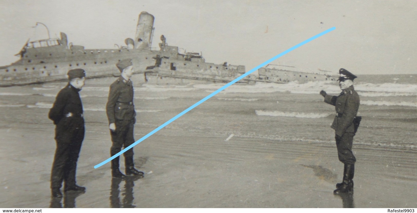 Photox4 DUNKERQUE Malo Les Bains 1940 Marine Française Contre Torpilleur L'Adroit Epaves Bassins - Guerre, Militaire