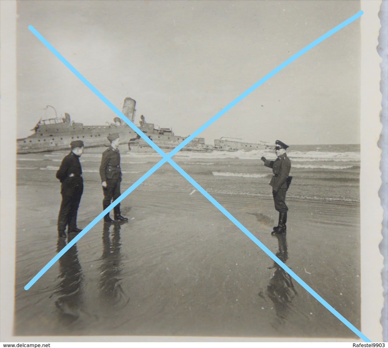 Photox4 DUNKERQUE Malo Les Bains 1940 Marine Française Contre Torpilleur L'Adroit Epaves Bassins - Guerre, Militaire