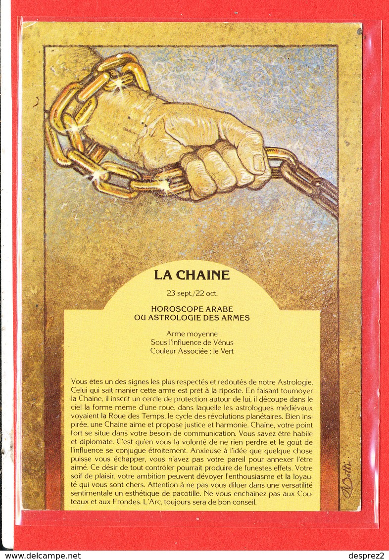 ASTROLOGIE ARABE La Chaine Cp Edit Gendre * Format 15 Cm X 10.5 Cm - Astrology