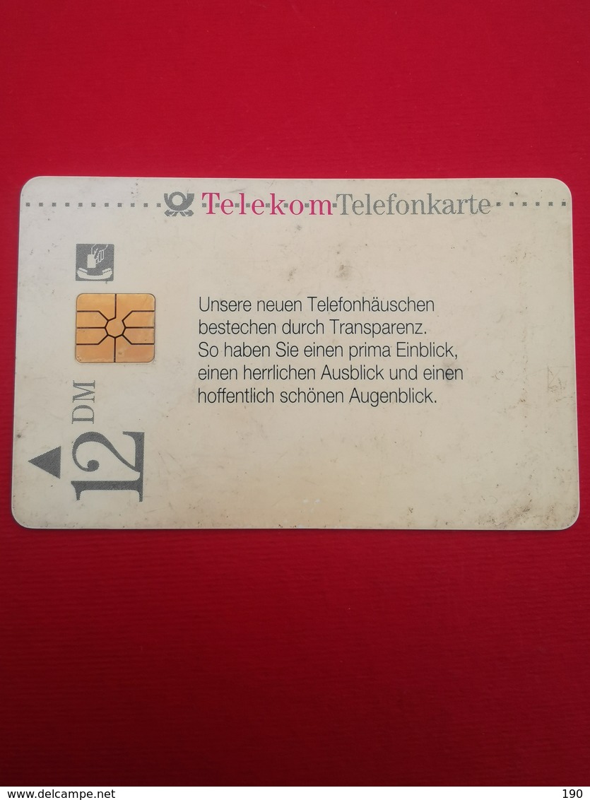 Das Sind Ja Schone Aussichten, Germany, 12 DM - Telefoon