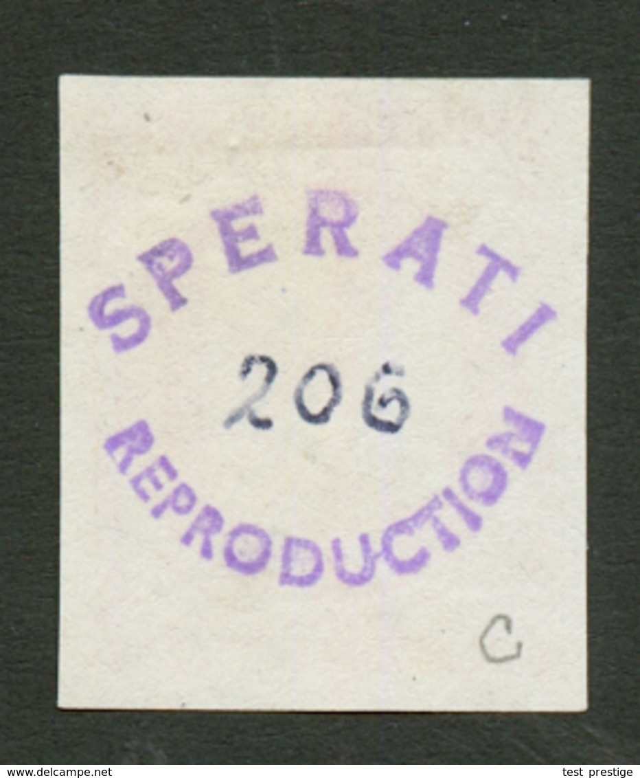 FAUX SPERATI - 40c CERES (n°5) Obl. PC 3300. Superbe. - 1849-1850 Cérès