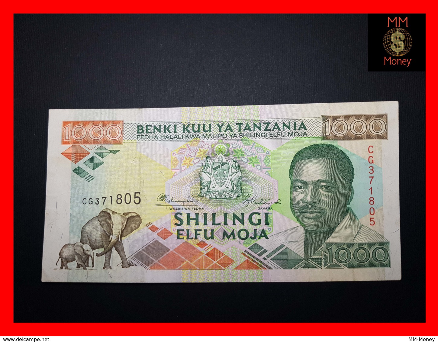 TANZANIA 1.000 1000 Shilingi 1993 P. 27 A  VF++ - Tanzania