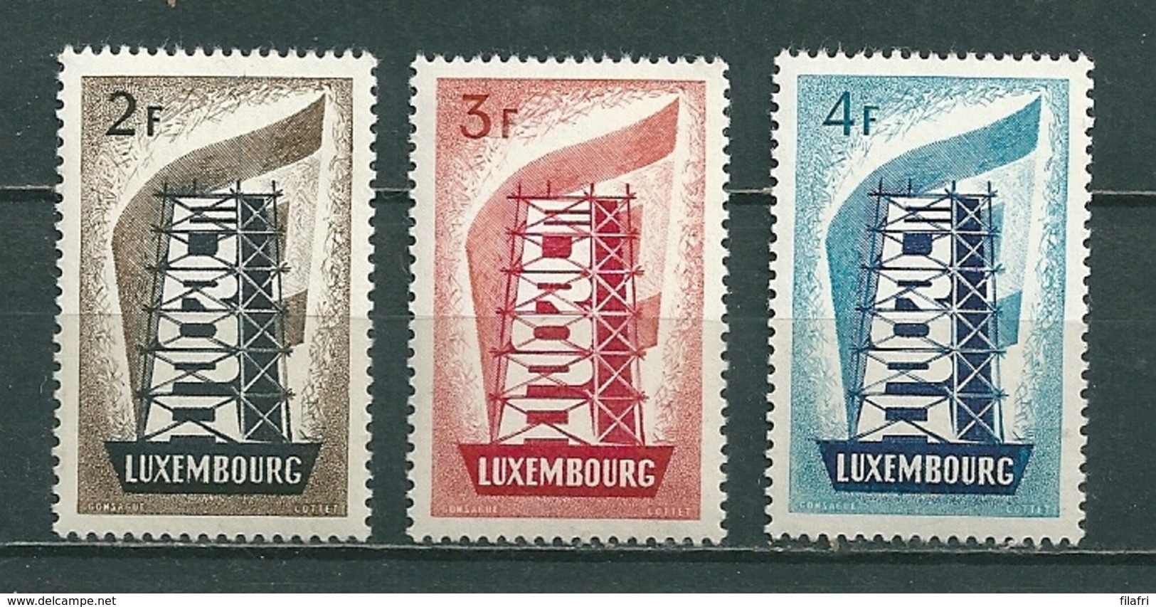 514/516 LUXEMBURG - LUXEMBOURG XX Postfris - 1956