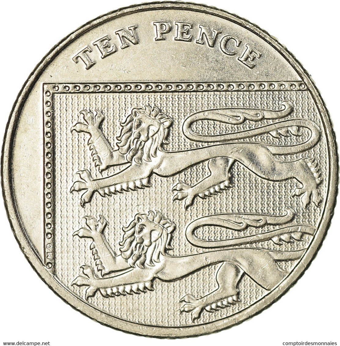 Monnaie, Grande-Bretagne, 10 New Pence, 2014, TTB, Nickel Plated Steel - 10 Pence & 10 New Pence