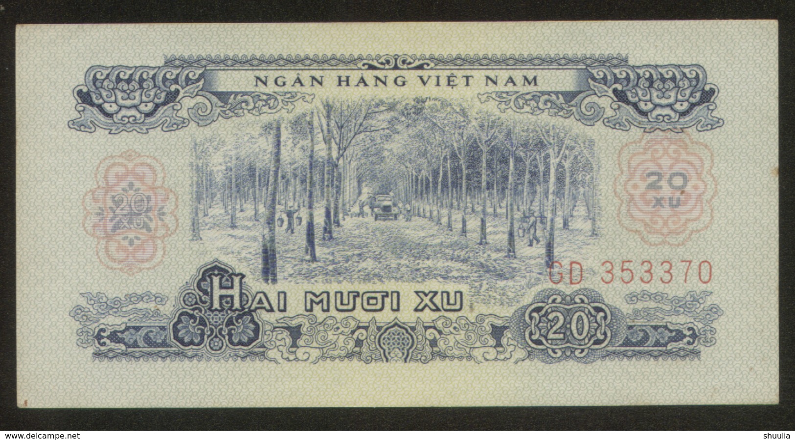 Vietnam South 20 Xu 1966(1975) Pick 38 UNC - Vietnam