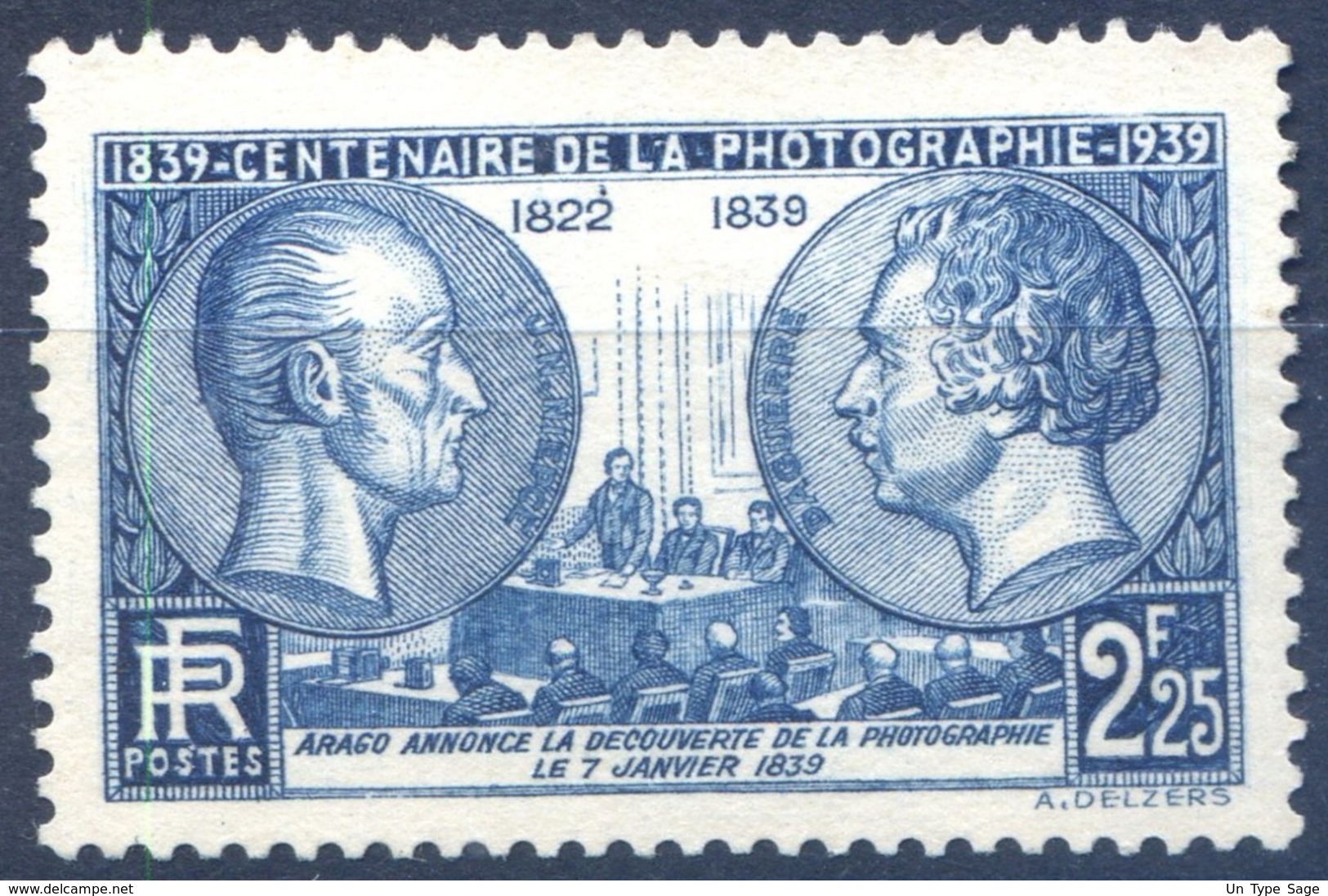 France N°427 (centenaire De La Photographie) - Neuf* - (F001) - Unused Stamps