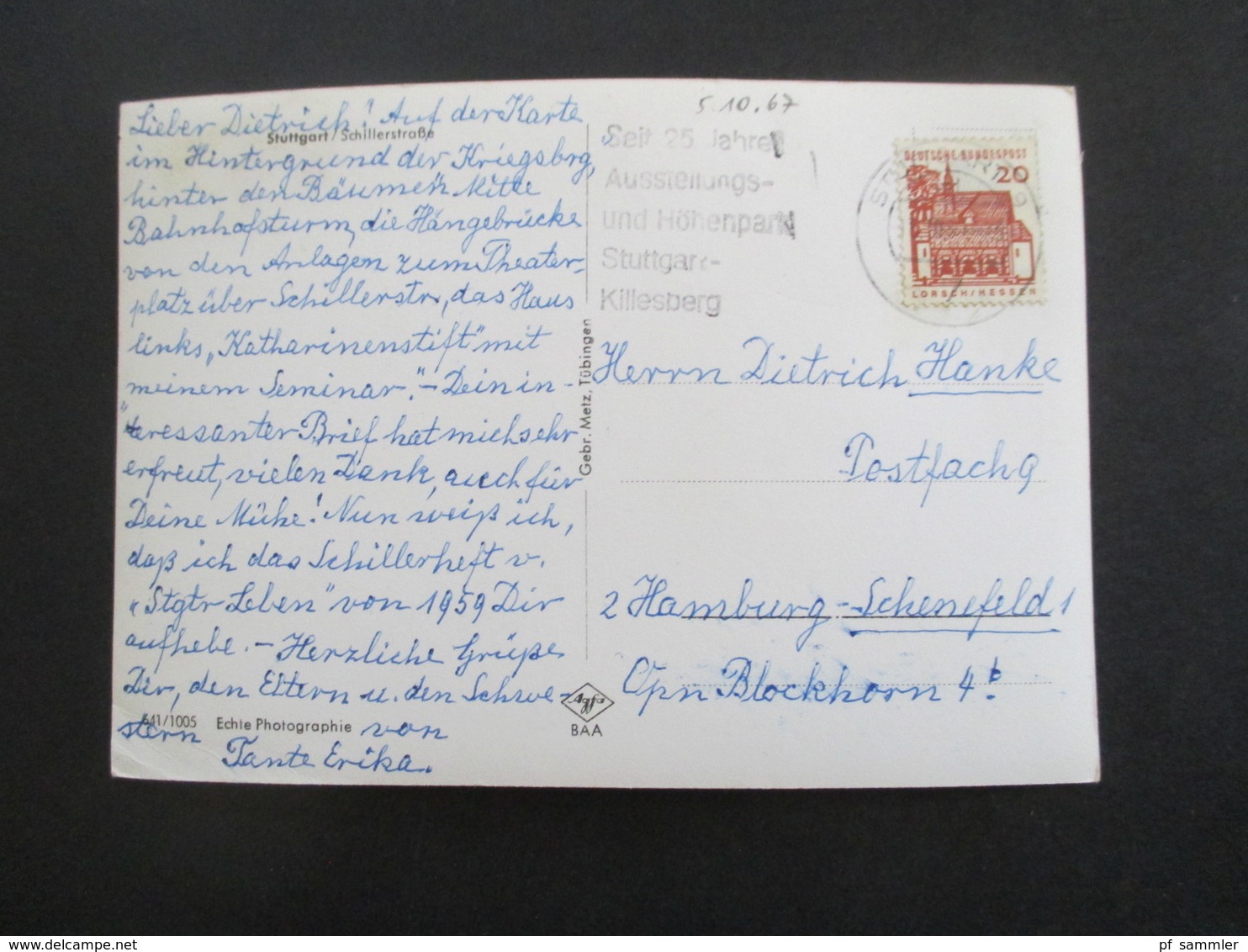 AK 1930er Jahre bis Anfang 1960 insgesamt 21 Karten mit verschiedenen Motiven Stuttgart