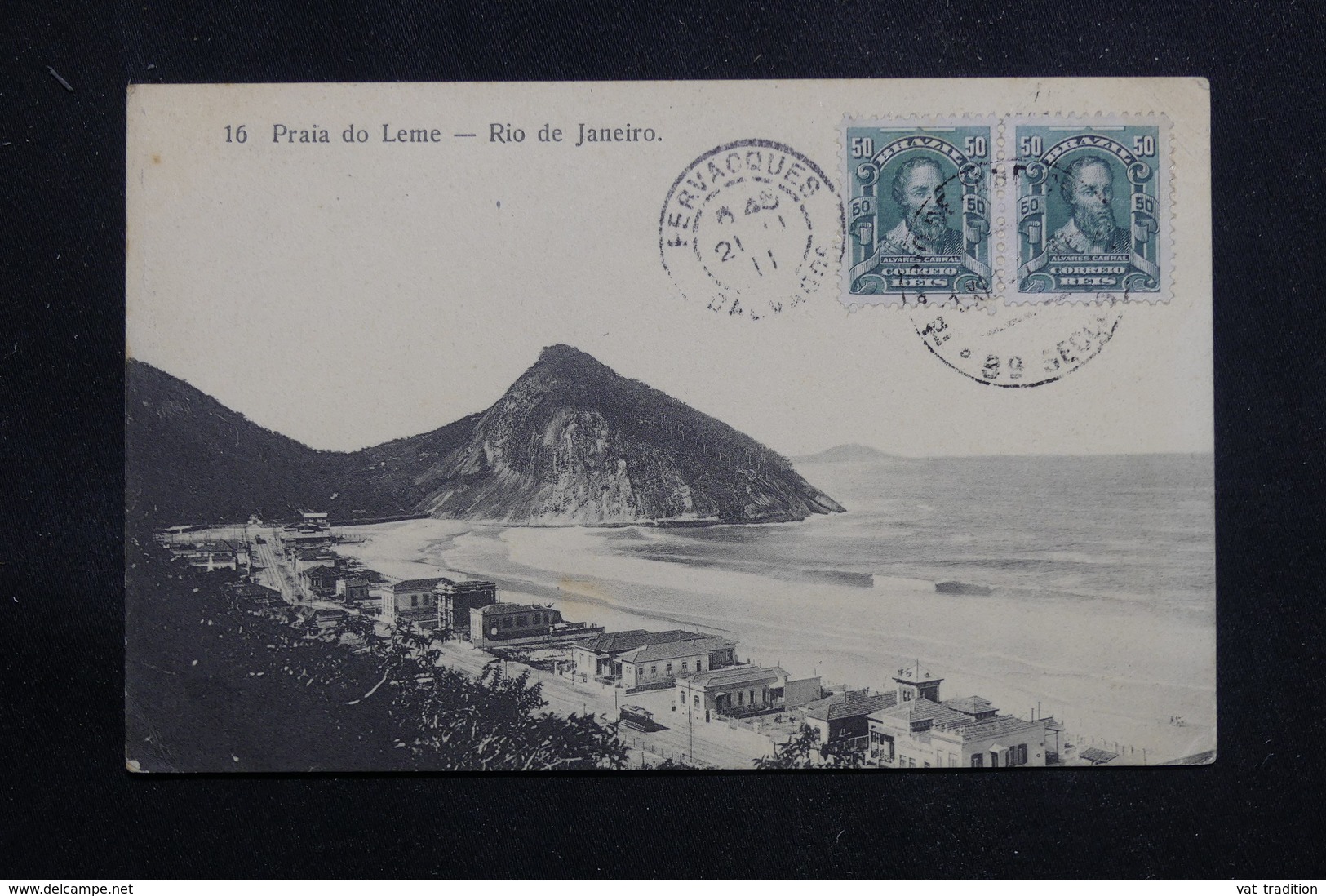 BRÉSIL - Affranchissement Plaisant De Rio De Janeiro Sur Carte Postale Pour La France En 1911 - L 60880 - Covers & Documents