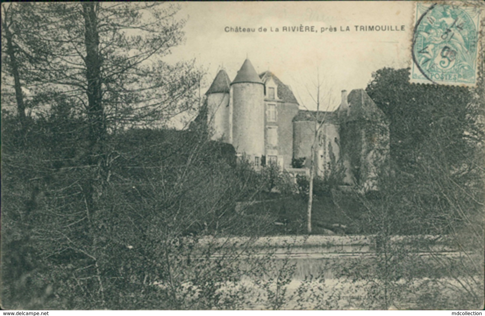 86 LA TRIMOUILLE / Chateau De La Riviere / - La Trimouille