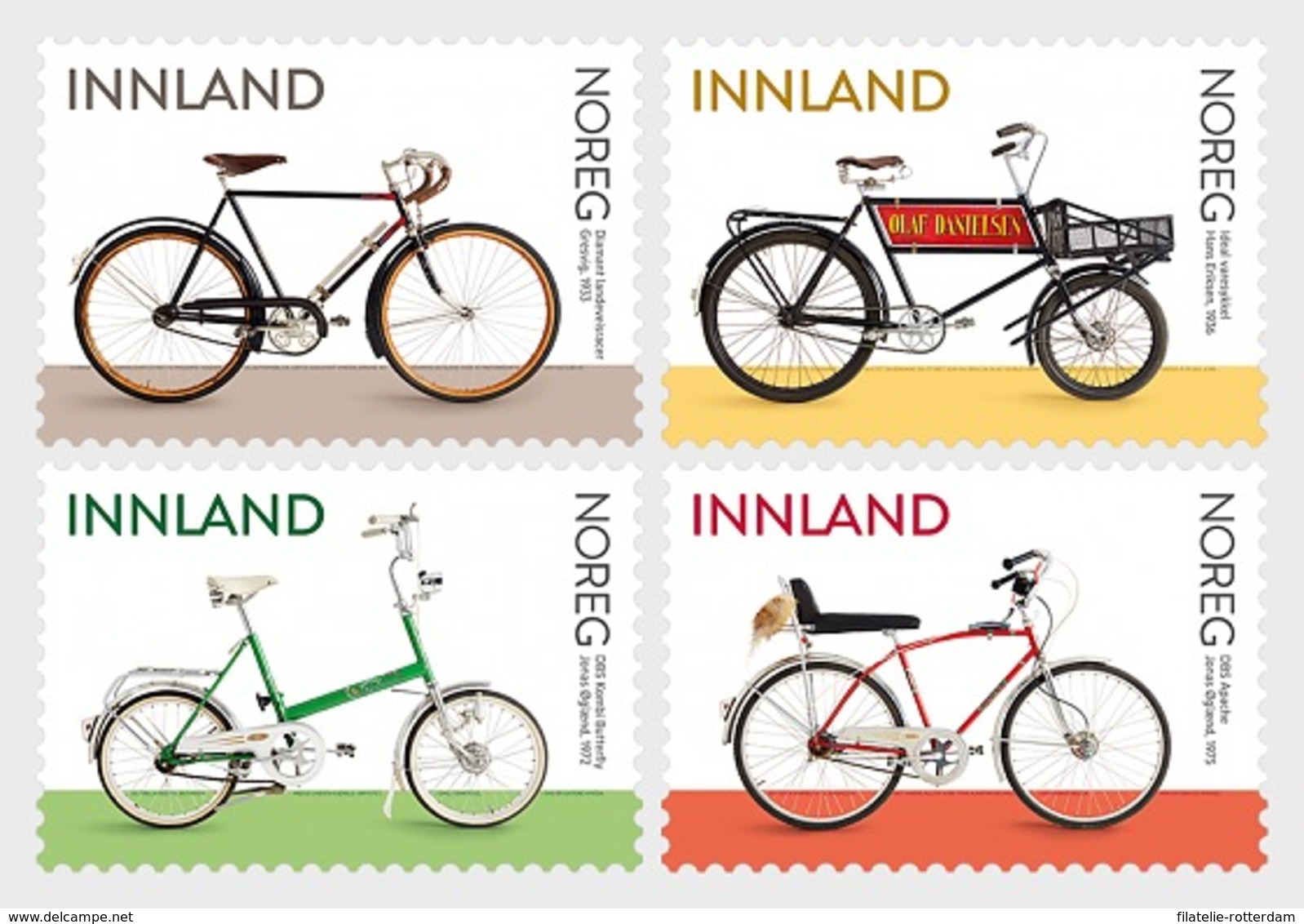 Noorwegen / Norway - Postfris / MNH - Complete Set Fietsen 2019 - Neufs