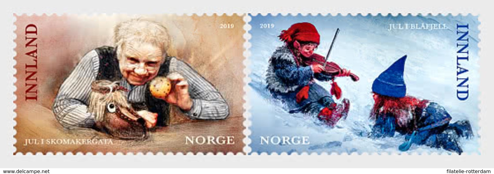 Noorwegen / Norway - Postfris / MNH - Complete Set Kerstmis 2019 - Unused Stamps