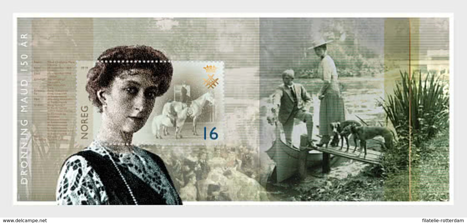 Noorwegen / Norway - Postfris / MNH - Sheet 150 Jaar Koningin Maud 2019 - Nuovi