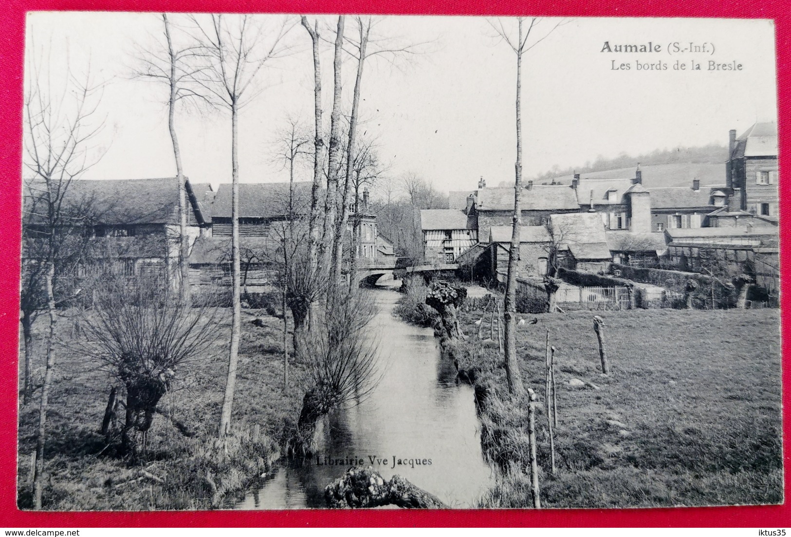 CPA-AUMALE-SEINE MARITIME-76-LES BORDS DE LA BRESLE-EDIT LIBRAIRIE VVE JACQUES - Aumale