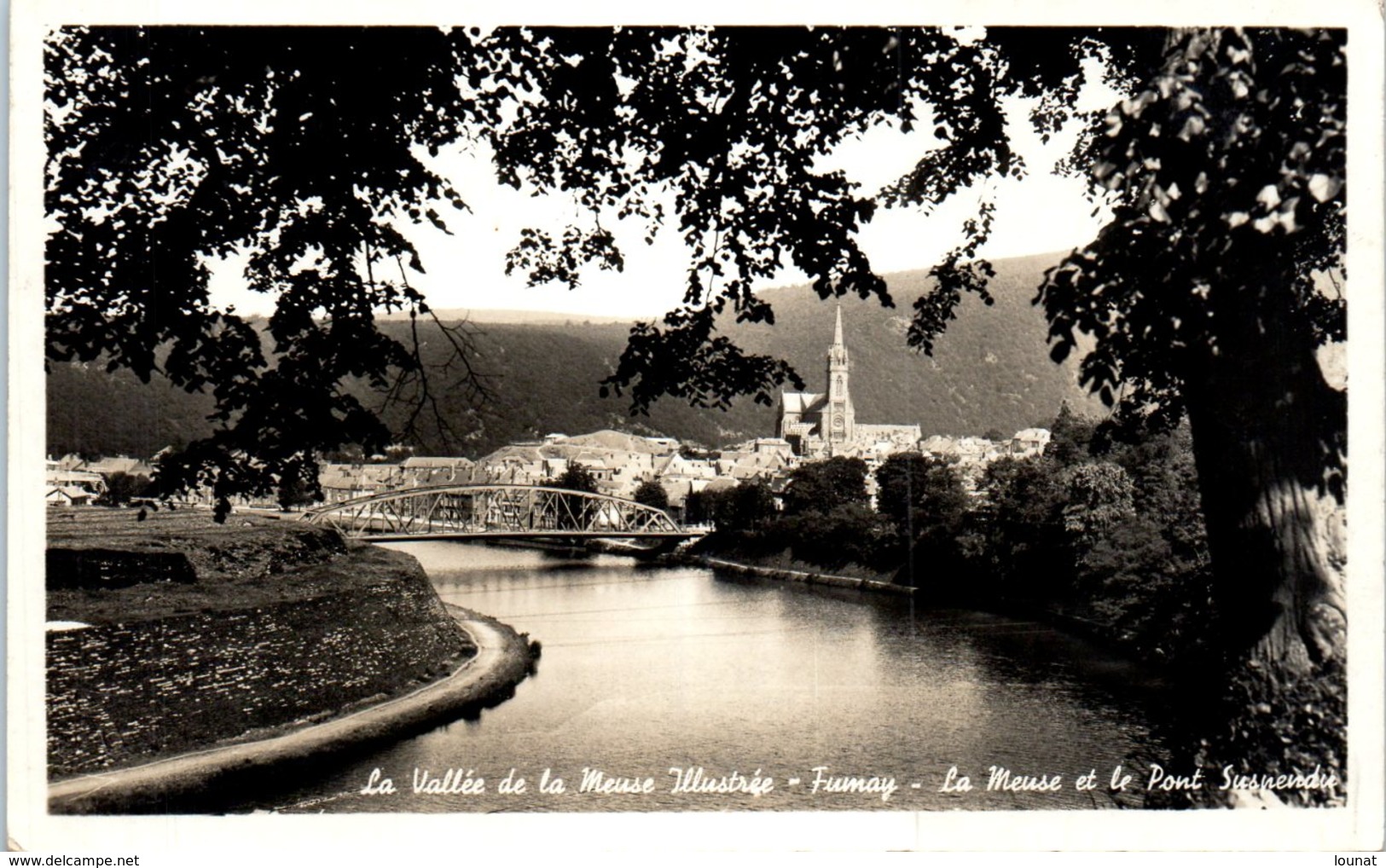 08 FUMAY - La Meuse Et Le Pont Suspendu  * - Fumay