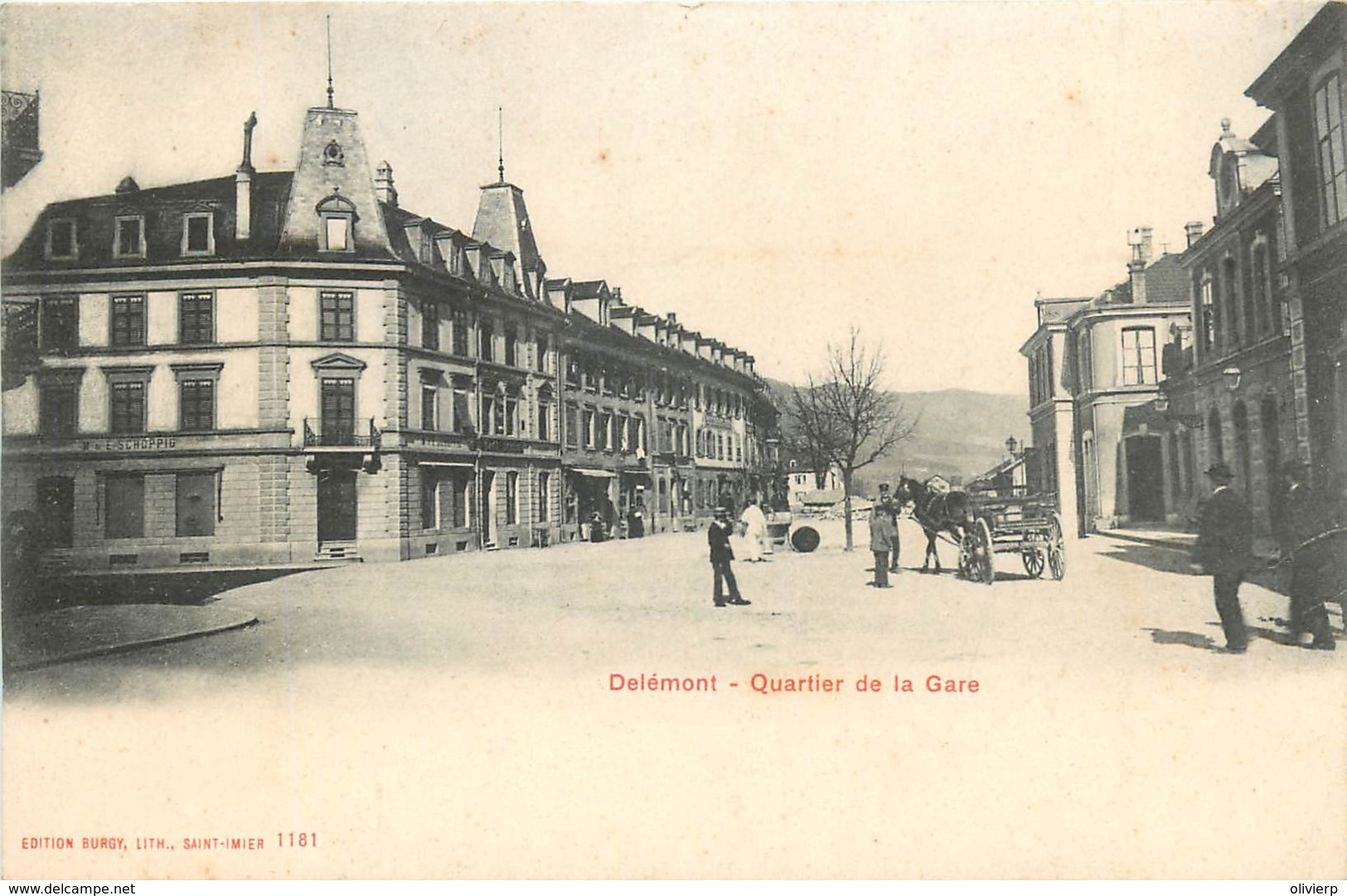 Suisse - Delémont - Quartier De La Gare - N° 1181 - Delémont