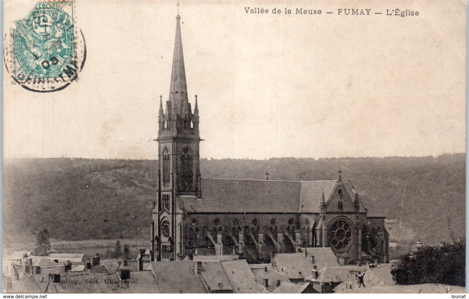 08 FUMAY - L'église     * - Fumay