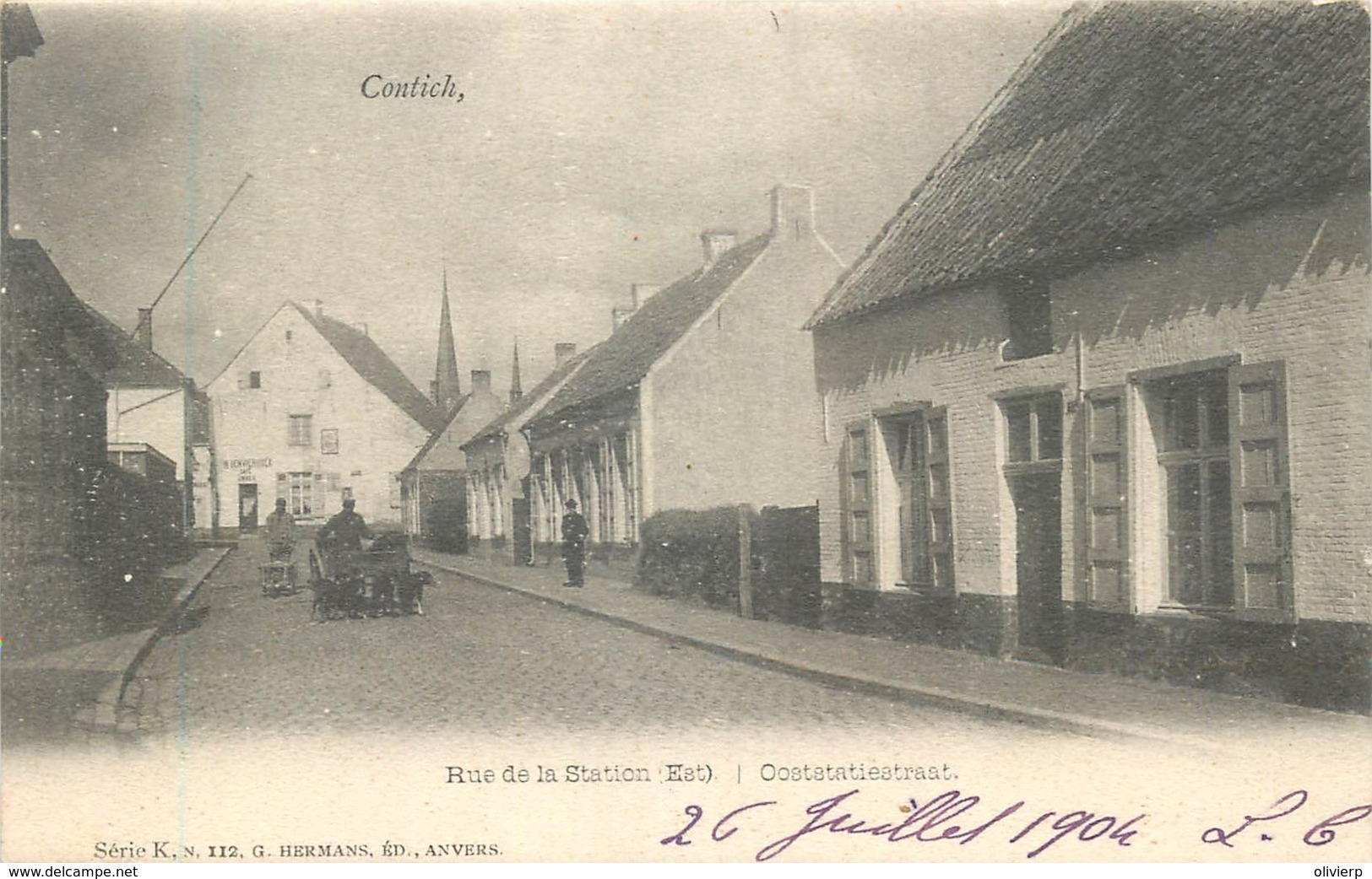 Belgique - Contich - Rue De La Station-Est - Kontich