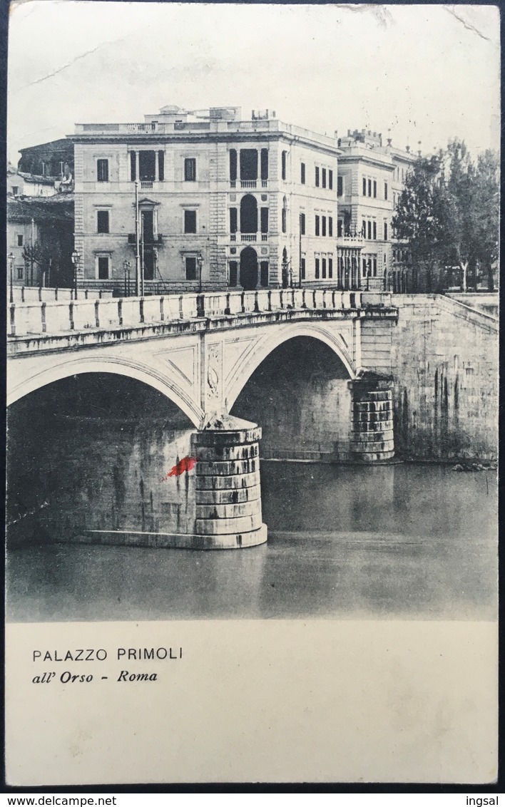 Italia, Italy........Roma, Palazzo Primoli......1913 - Fiume Tevere