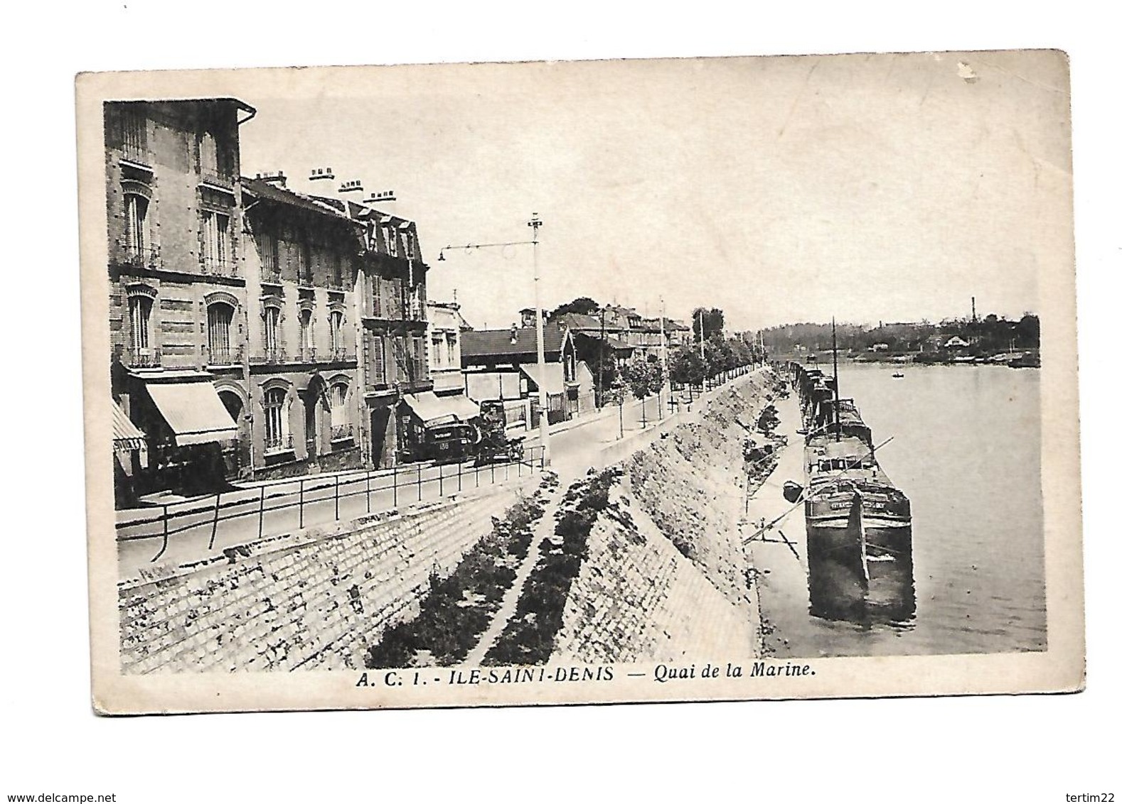 ILE SAINT DENIS QUAI DE LA MARINE - L'Ile Saint Denis