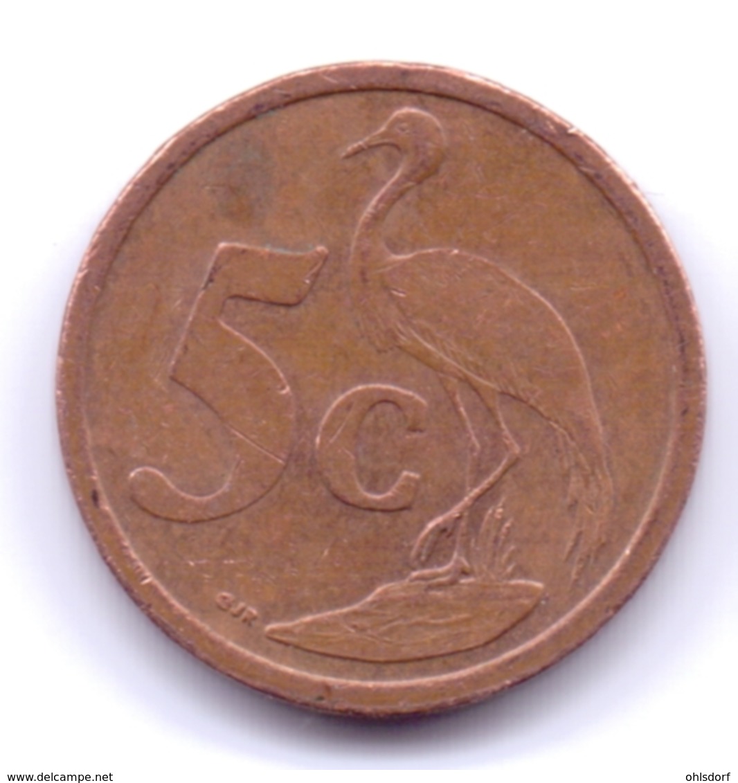 SOUTH AFRICA 2004: 5 Cents, KM 325 - Afrique Du Sud