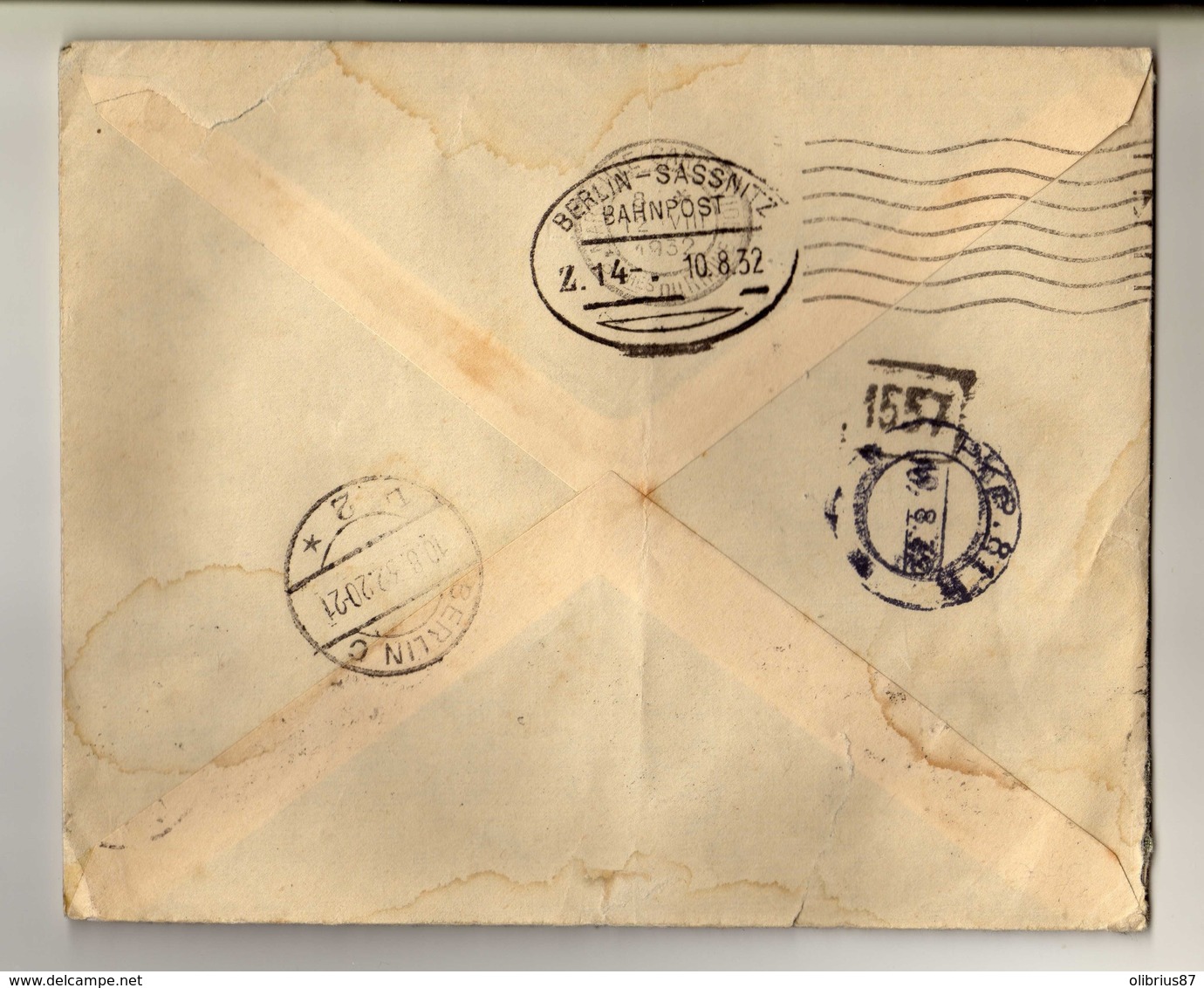 Enveloppe Norvège-Argentine De Oslo à Buenos Aires 1932 Aéropostal Poste Aérienne Avion Aviation - Briefe U. Dokumente