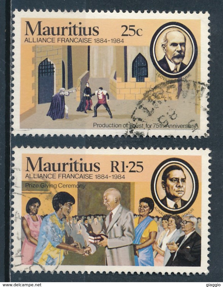 °°° MAURITIUS - Y&T N°611/12 - 1984 °°° - Mauritius (1968-...)