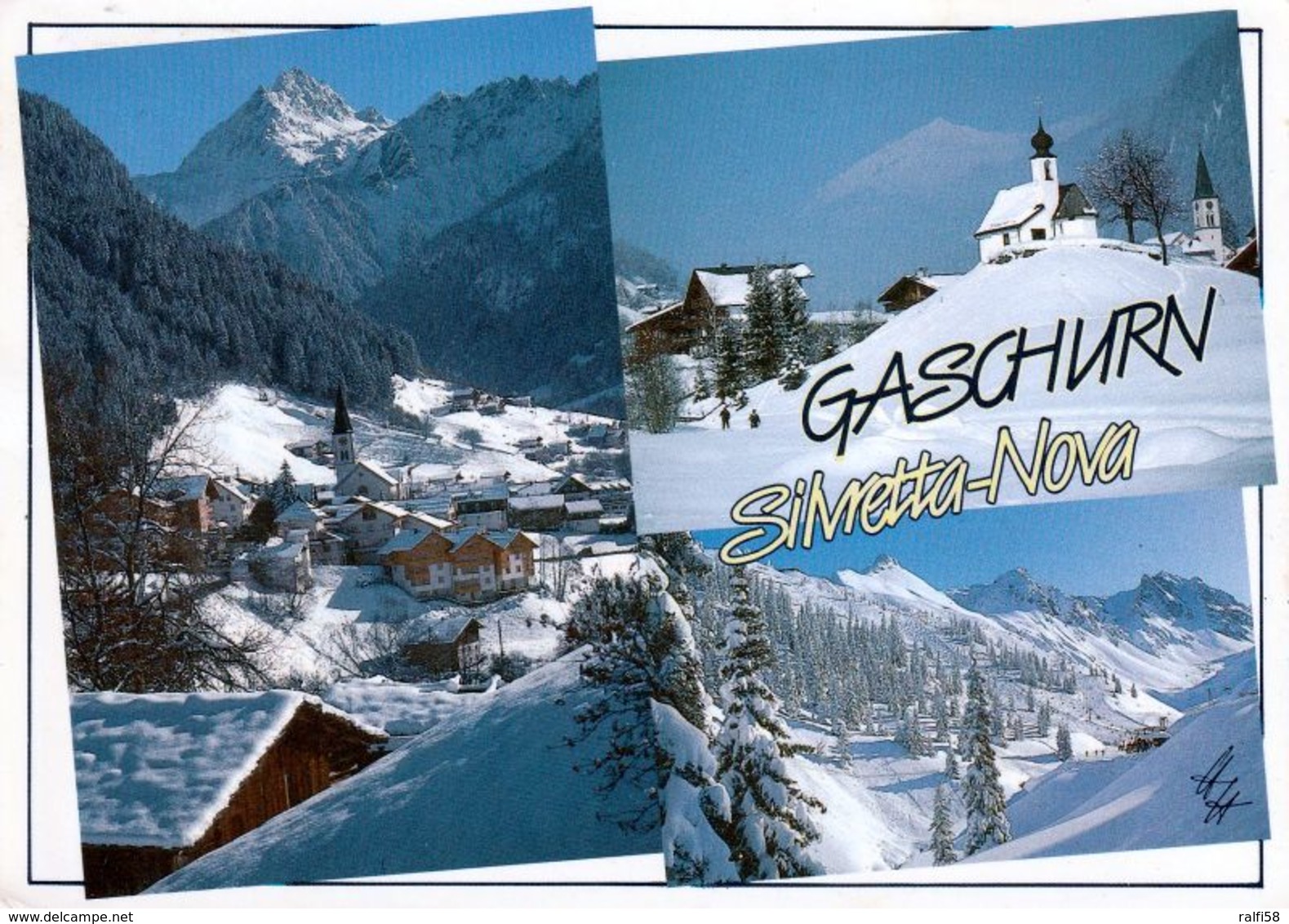 1 AK Österreich / Vorarlberg * Blick Auf Gaschurn Im Montafon Und Silvretta-Nova * - Gaschurn