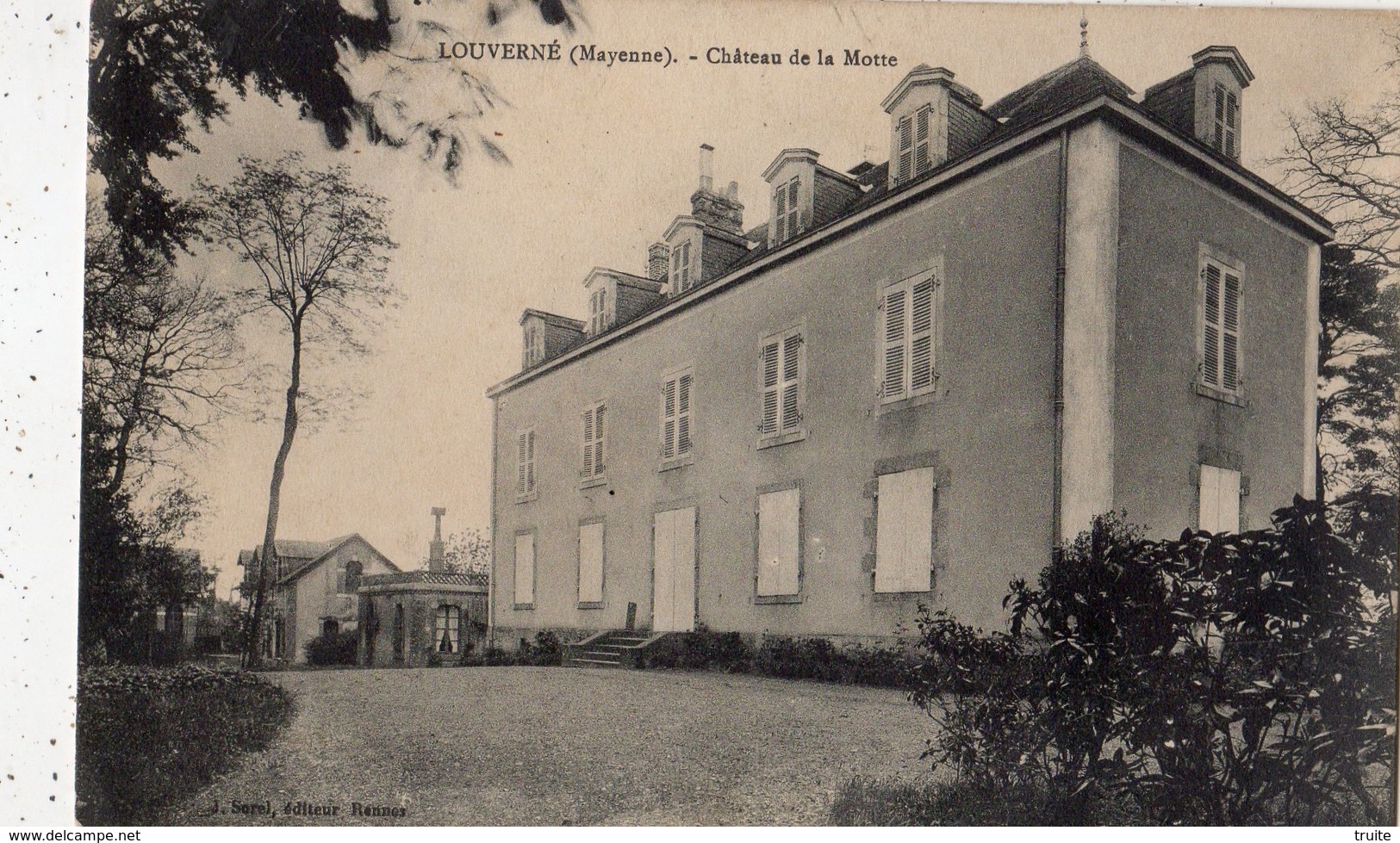 LOUVERNE CHATEAU DE LA MOTTE - Louverne