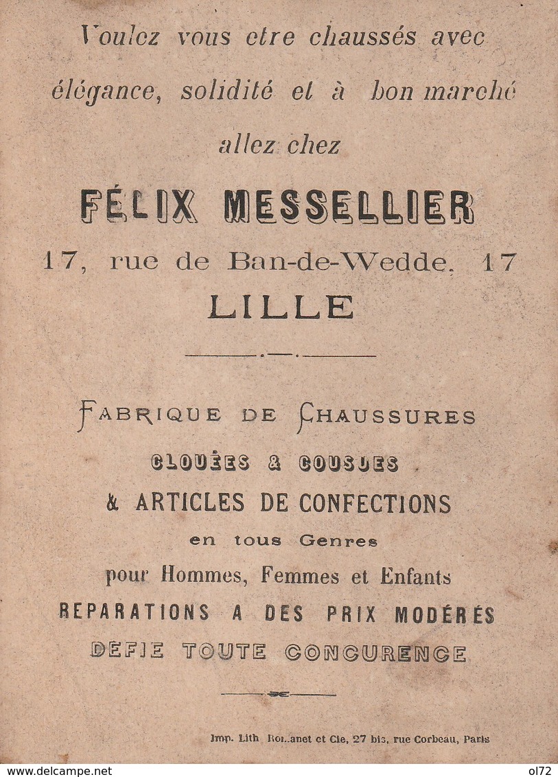 Chromos - Felix Messellier Lille - Chaussures & Confection - A Ste Colette - Scéne De Chasse - Enfant - Gibier - Altri & Non Classificati