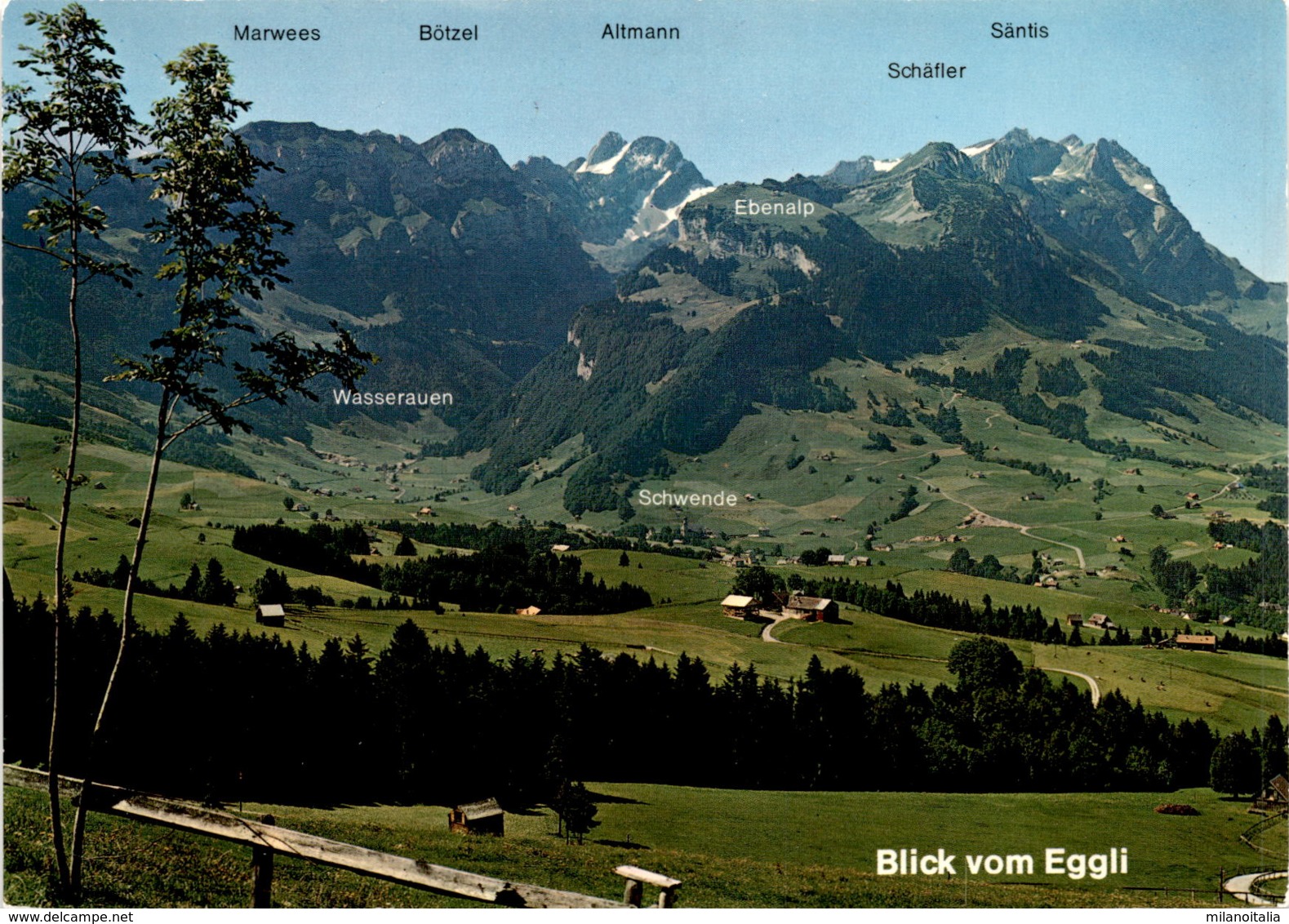 Blick Vom Eggli - Wasserauen - Schwende (37987) - Schwende