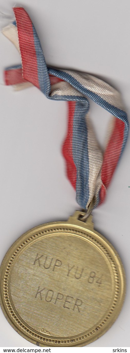 "Gold" Medal Yugoslavia Cup 1984 Rowing Kayak Canoe Koper Slovenia - Rudersport