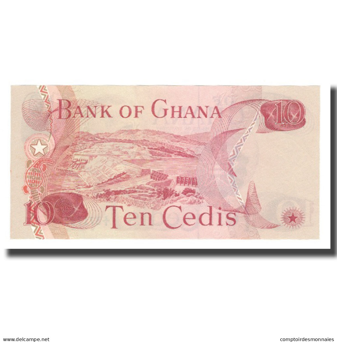 Billet, Ghana, 10 Cedis, 1973-1978, 1978-01-02, KM:16f, NEUF - Ghana